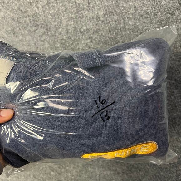 Vintage 90s Nike Crewneck Sweatshirt Swoosh Spellout‎ Logo Men's Size M USA MADE - Picture 9 of 9